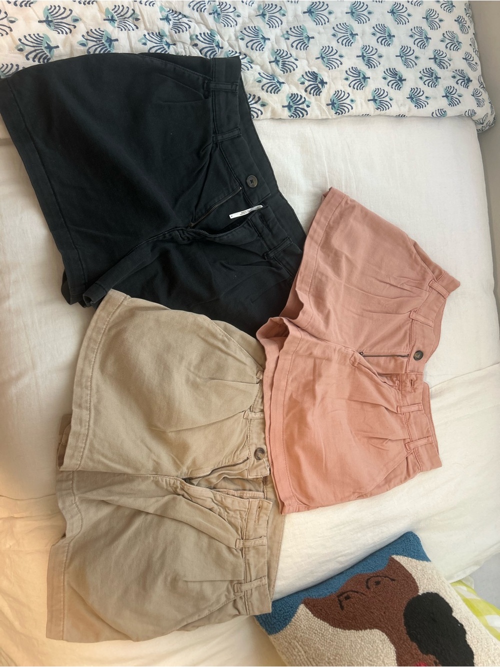 Free people Billie chino Women’s High-Waist Shorts - Black, Pink, Tan
